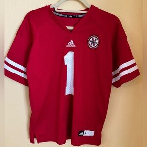 Nebraska Football #1 Replica Jersey Kid's Children's Size Large EUC